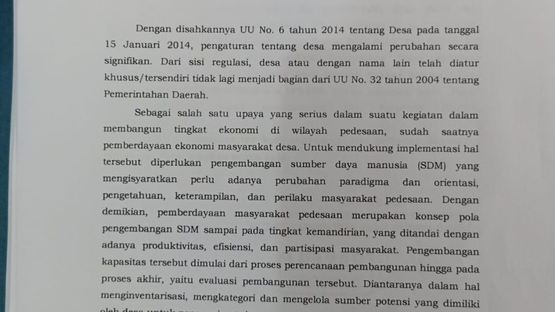 Undangan Kegiatan Bimtek Kembali Beredar Dikalangan Geuchik Se-Kota Langsa