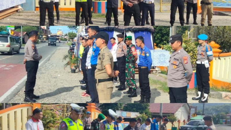 Apel Pagi petugas Pos Pelayanan Ops Ketupat Selawah 2023