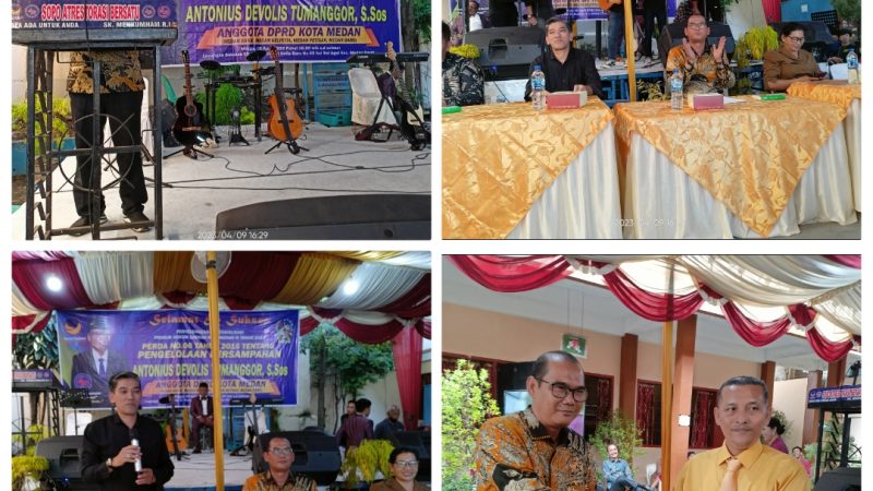 Sosperda Tentang Persampahan, Antonius Tumanggor Minta Pengelolaan Persampahan Diserahkan Pada Pihak Ketiga