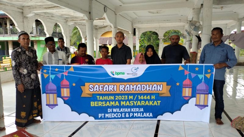 Kades dan Camat Apresiasi BPMA-MEDCO E&P Bantu Anak Yatim Selama Ramadhan