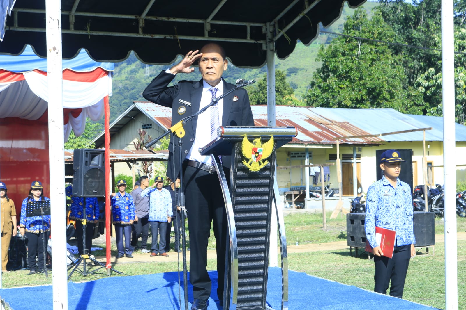 Wabup Samosir Irup Peringatan Hardiknas 2023