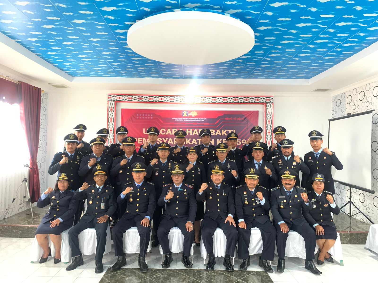 Lapas Narkotika Kelas IIA Sumut Ikuti Kegiatan Halal Bihalal Idul Fitri 1444 H Bersama Menkumham RI Secara Virtual