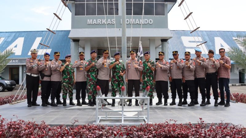 Jalin Sinergitas TNI Polri, Kapolres Sabang Kunjungi Lanal Sabang