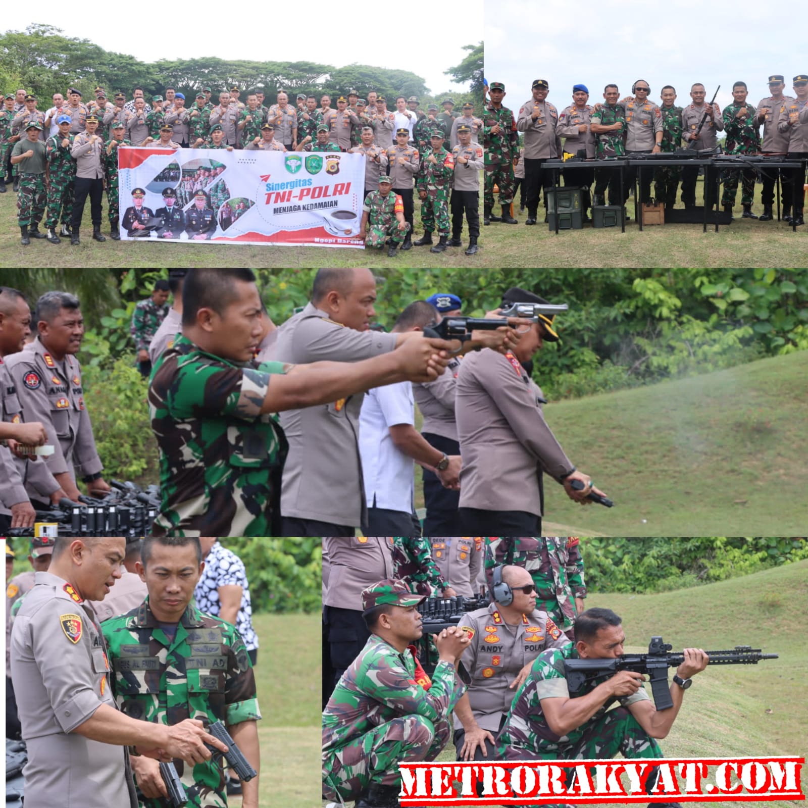 Perkuat Sinergitas TNI-Polri, Polres Aceh Timur dan Kodim 0104 Gelar Latihan Menembak Bersama