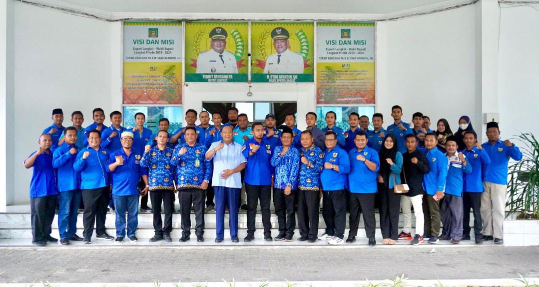 Syah Afandin Terima Audiensi KNPI Langkat