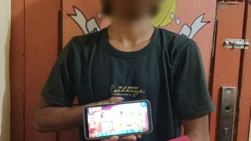 Unit Reskrim Polsek Langsa Timur Berhasil Amankan Terduga Penjual Chips Higgs Domino