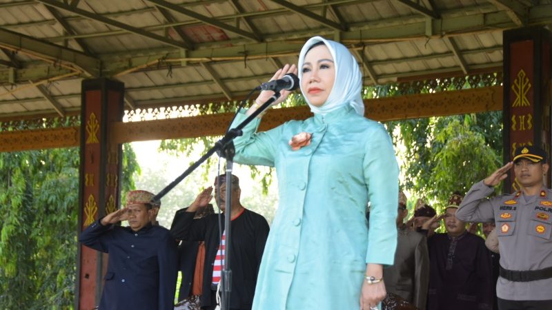 Pj Bupati Tubaba Pimpin Upacara Hardiknas 2023 dan Hari OtDa ke-27