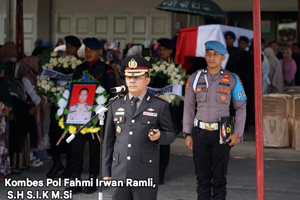 Kapolresta Banda Aceh Pimpin Pemakaman Wadansat Brimob Polda Sumbar