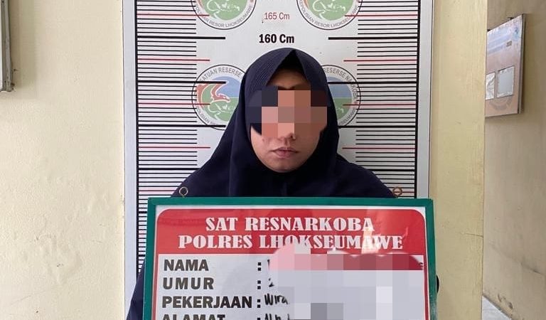 Ciduk Dua Tersangka Narkotika, Tim Opsnal Sat Resnarkoba Polres Lhokseumawe Sita 20 Gram Lebih Sabu – Sabu