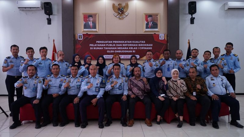 Ombudsman Jakarta Raya Dan Tim Tinjau Langsung Pelayanan Publik Yang Ada Di Rutan Cipinang Kanwil  DKI Jakarta
