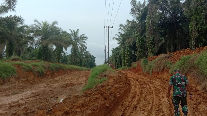 Genjot Ekonomi Rakyat, Satgas TMMD 116 Kodim 0204/DS Bangun Jalan 6 Km