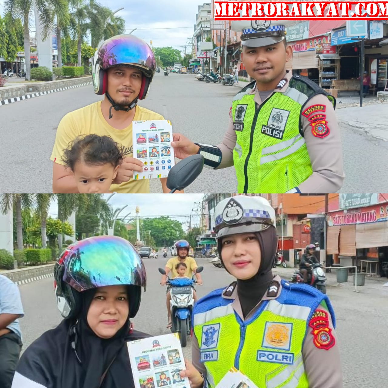 Polantas Bireuen Kampanye Tertib Berlalu Lintas