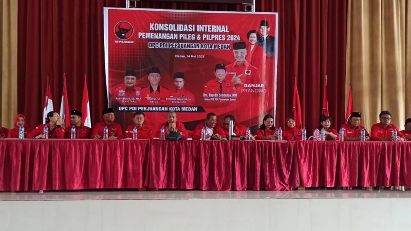 DPC PDI Perjuangan Medan Siap Menangkan Ganjar Presiden 2024 Secara Elegan