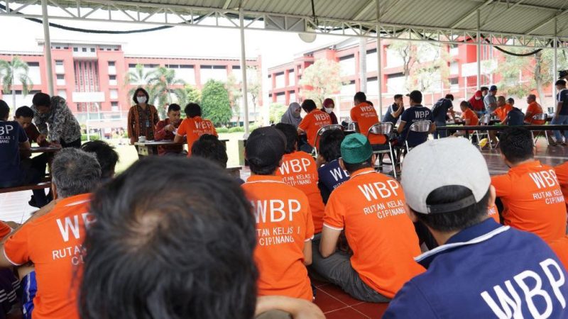 Pastikan Pelaksanaan Bantuan Hukum Berjalan Dengan Baik, Kanwil Kemenkumham DKI Jakarta Lakukan Monev di Rutan Kelas I Cipinang