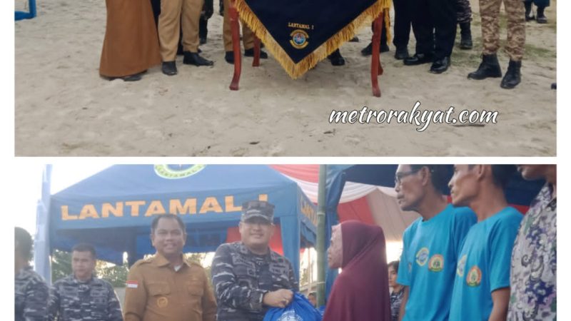 KBN Desa Bagan Kuala Diresmikan, Safril : Terimakasih TNI AL Lantamal I Belawan Memilih Desa Kami