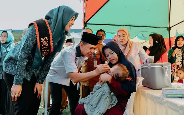 Pemkab Batu Bara Gelar Sub Pekan Imunisasi Nasional Polio Putaran Ke Dua Secara Serentak
