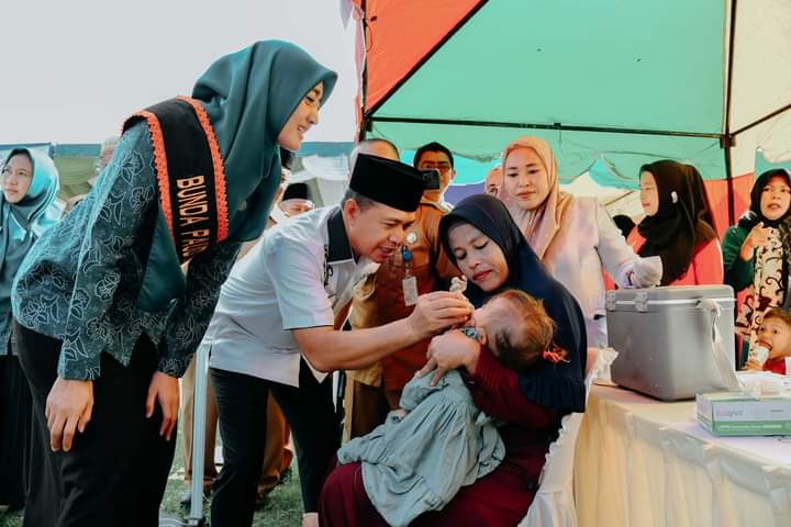 Pemkab Batu Bara Gelar Sub Pekan Imunisasi Nasional Polio Putaran Ke Dua Secara Serentak