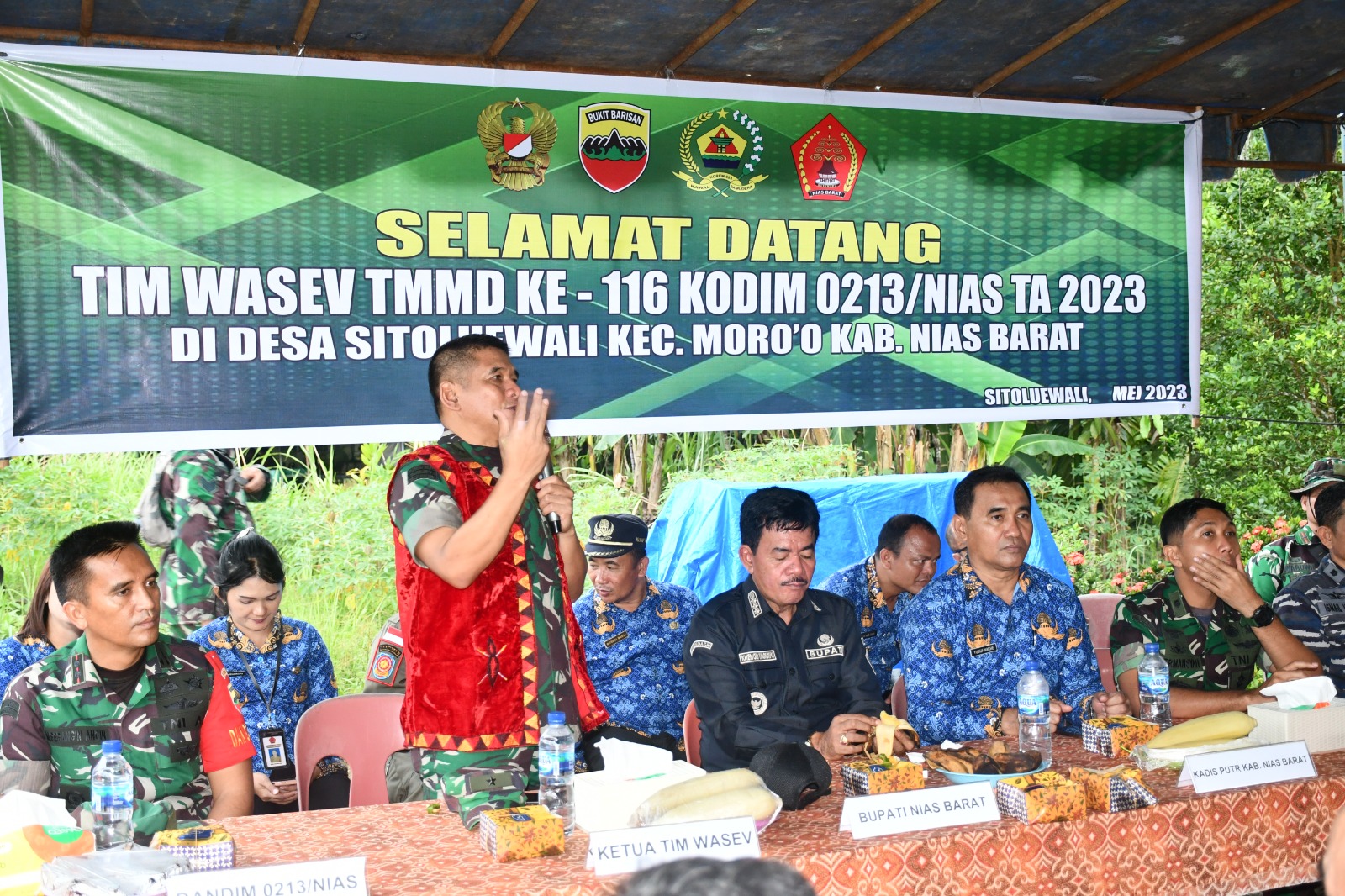 Brigjen TNI Bangun Nawoko Apresiasi Satgas TMMD Ke 116 Kodim 0213/Nias