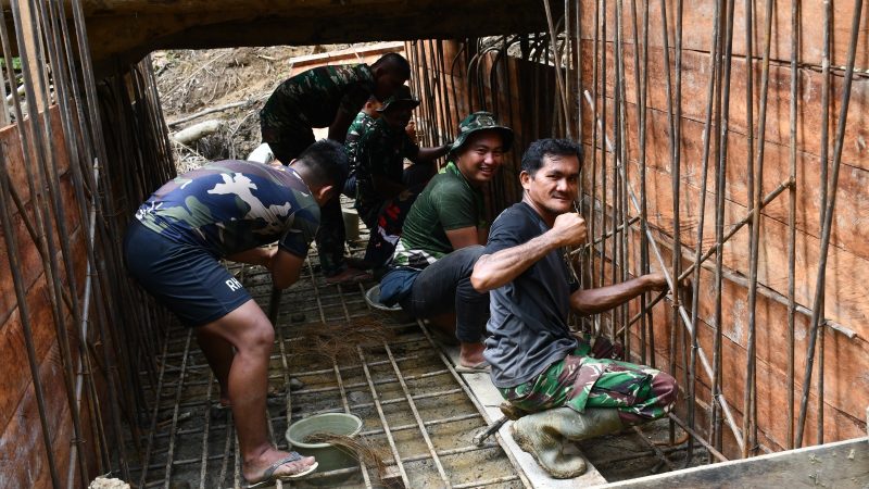 Warga Desa Sitolu Ewali Ucapkan Terimakasih Ke TMMD Ke 116 Kodim 0213/Nias
