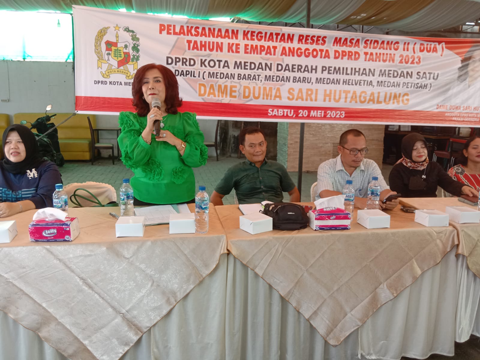 Reses Sesi Ke II, Warga Helvetia Minta Dame Duma Atasi Masalah Bansos, BPJS dan PKH yang Belum Terealisasi