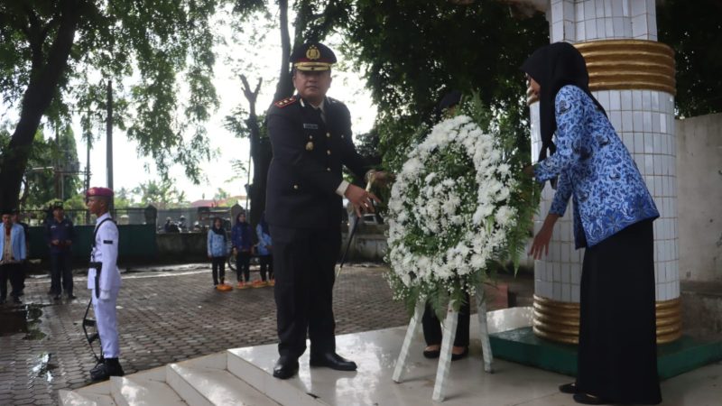 Hari Kebangkitanan Nasional, Kapolres Langkat laksanakan Upacara Ziarah Di TMP Pkl Berandan