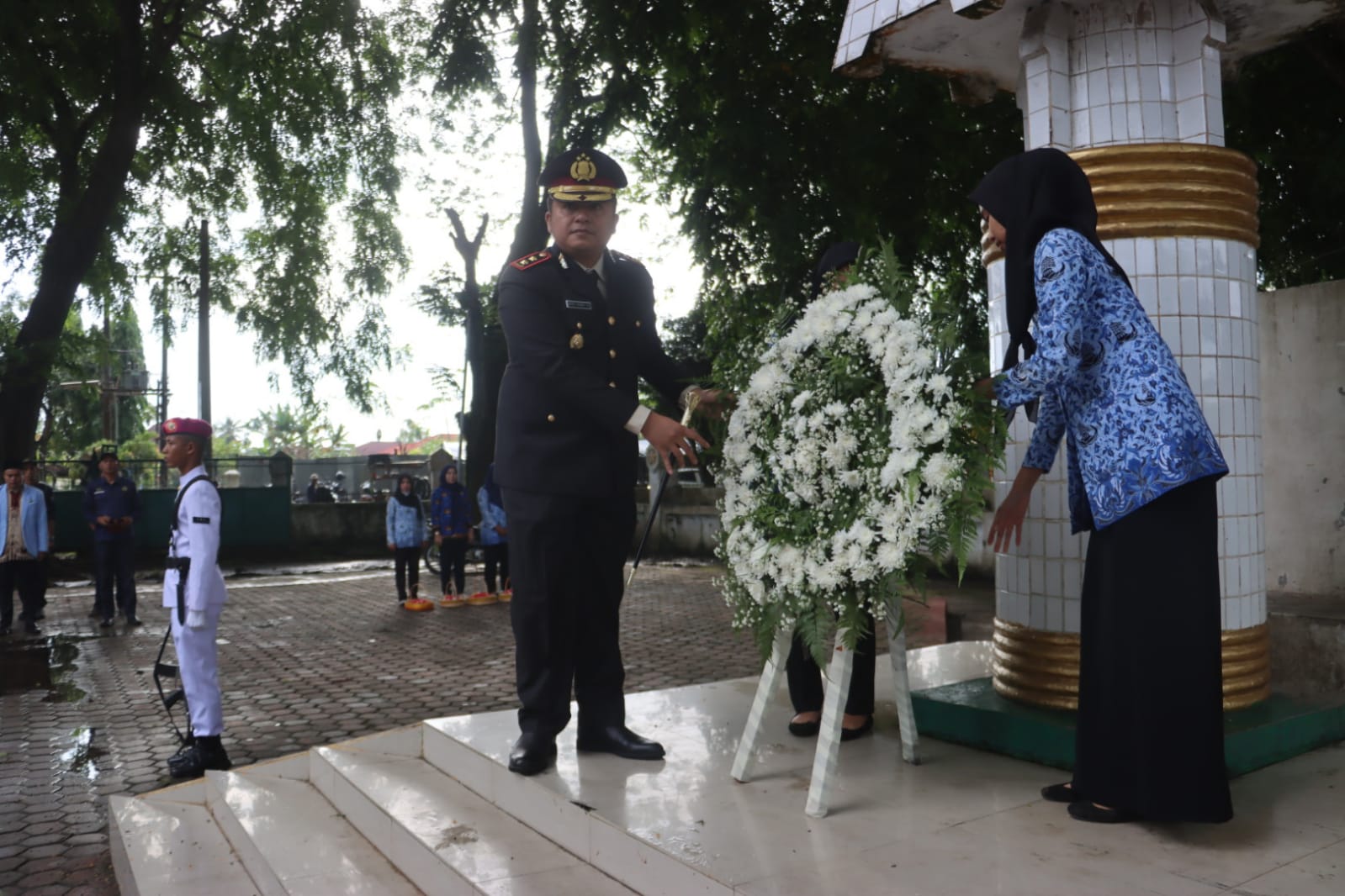 Hari Kebangkitanan Nasional, Kapolres Langkat laksanakan Upacara Ziarah Di TMP Pkl Berandan