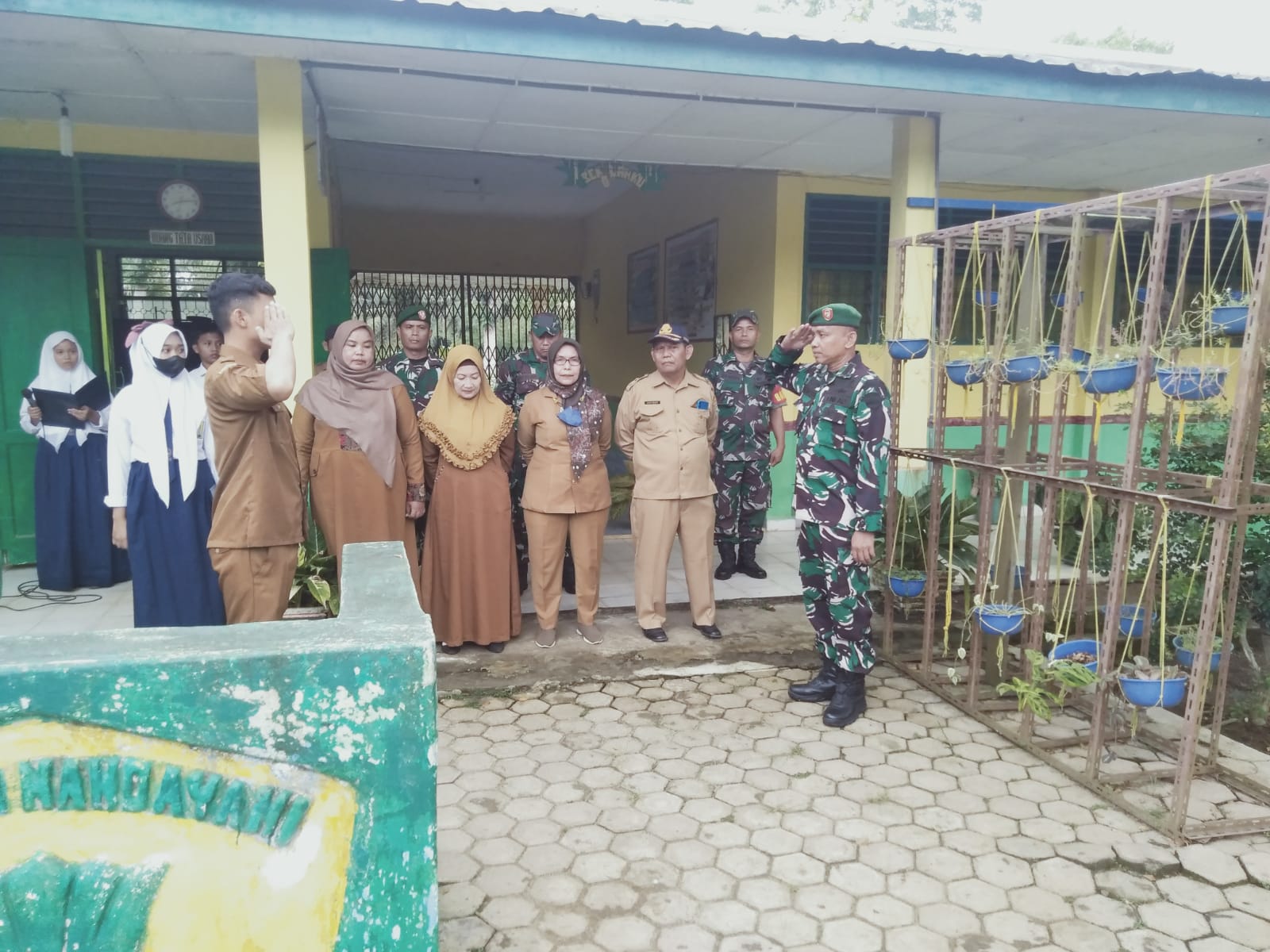 Satgas TMMD 116 Kodim Deliserdang Gelar Peringatan Harkitnas 2023 di SMPN 2 Sei Rampah