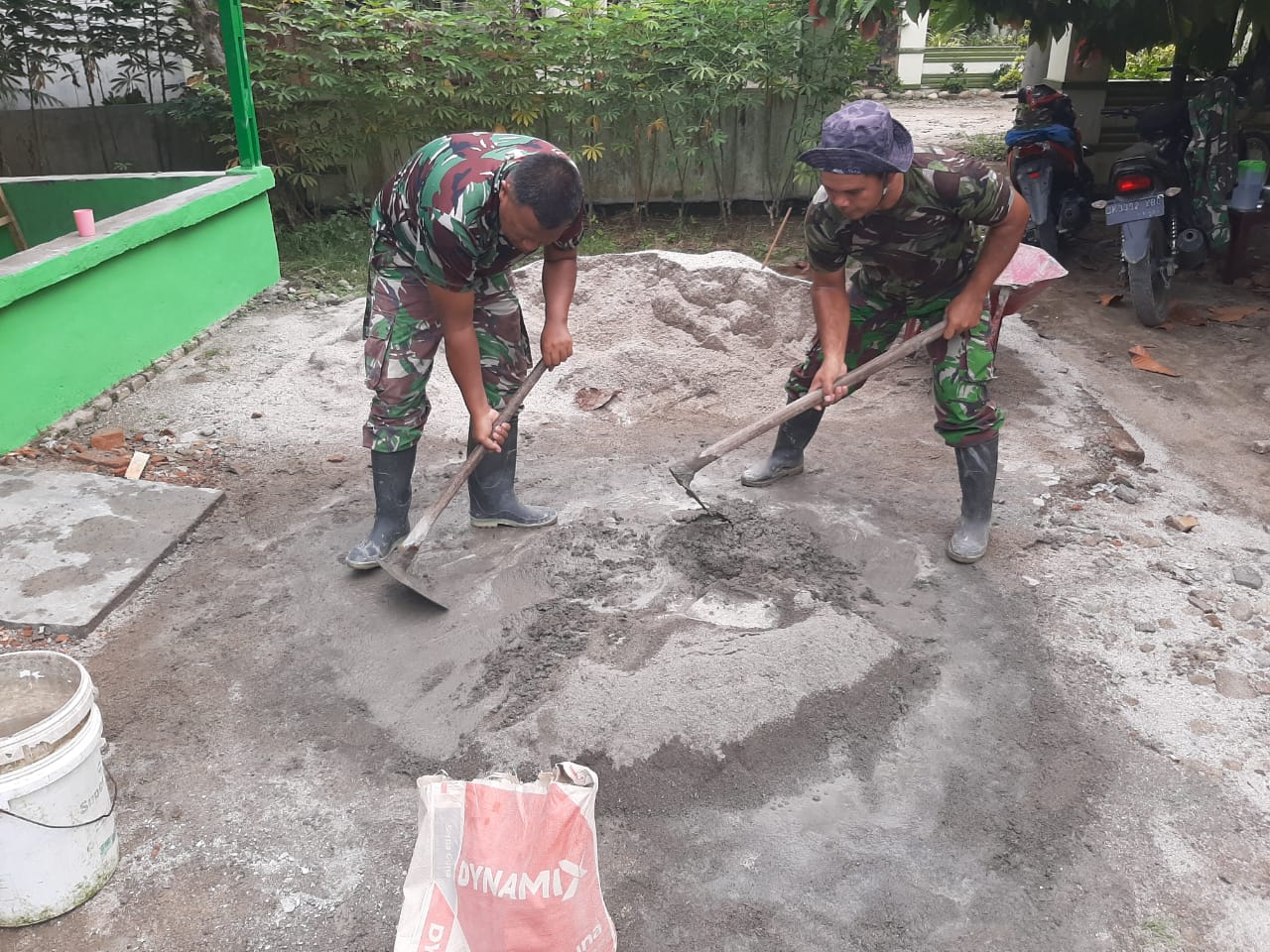 Selain Jago Bertempur, Satgas TMMD 116 Kodim Deliserdang Juga Mahir Bertukang