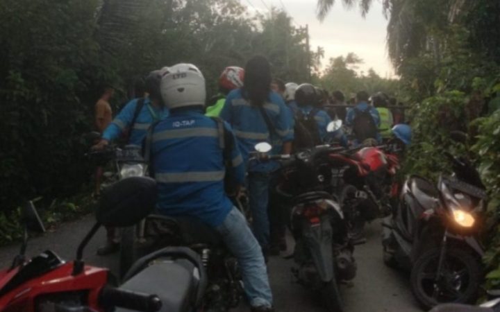 Warga Blokir Jalan Masuk Menuju PT. BEL Nagan Raya