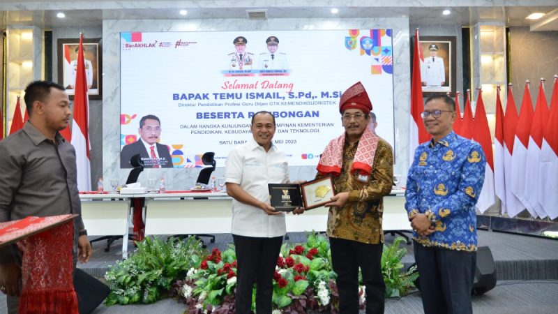 Zahir Terima Kunker Direktur Pendidikan Profesi Guru Ditjen GTK Kemendikbudristek RI