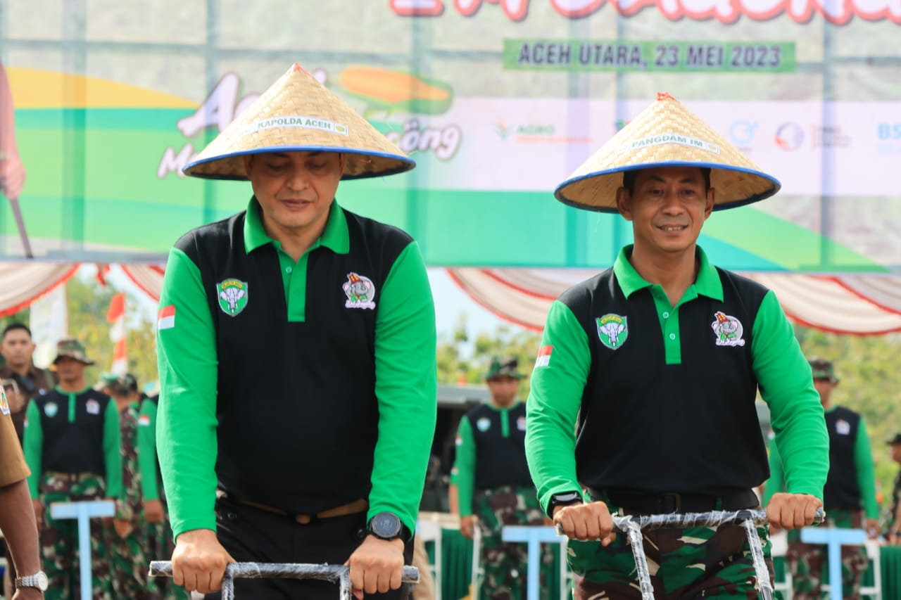 Kapolda Aceh Hadiri Acara Tanam Jagung Perdana Program ‘I’m Jagong