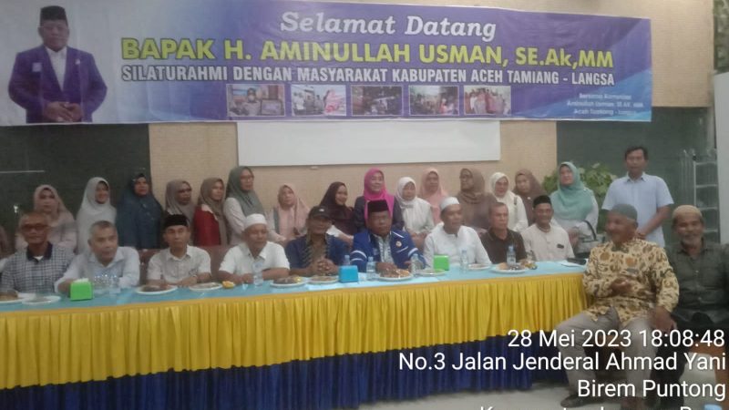 Maju ke Senayan, Aminullah Usman Berupaya Ekonomi Aceh Akan Gemilang