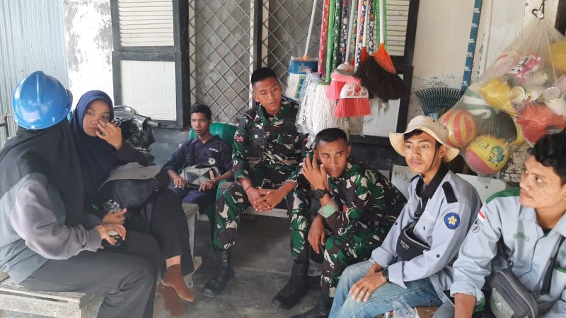 Berbagai Ilmu, Satgas TMMD Kodim Deliserdang Gelar Komsos dengan Mahasiswa PKL dari Payakumbuh