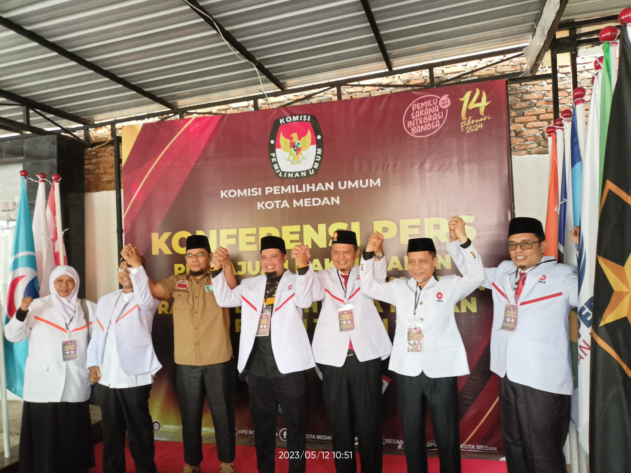 Resmi Daftarkan BCAD ke KPU Medan, DPD PKS Kota Medan Targetkan 14 Kursi