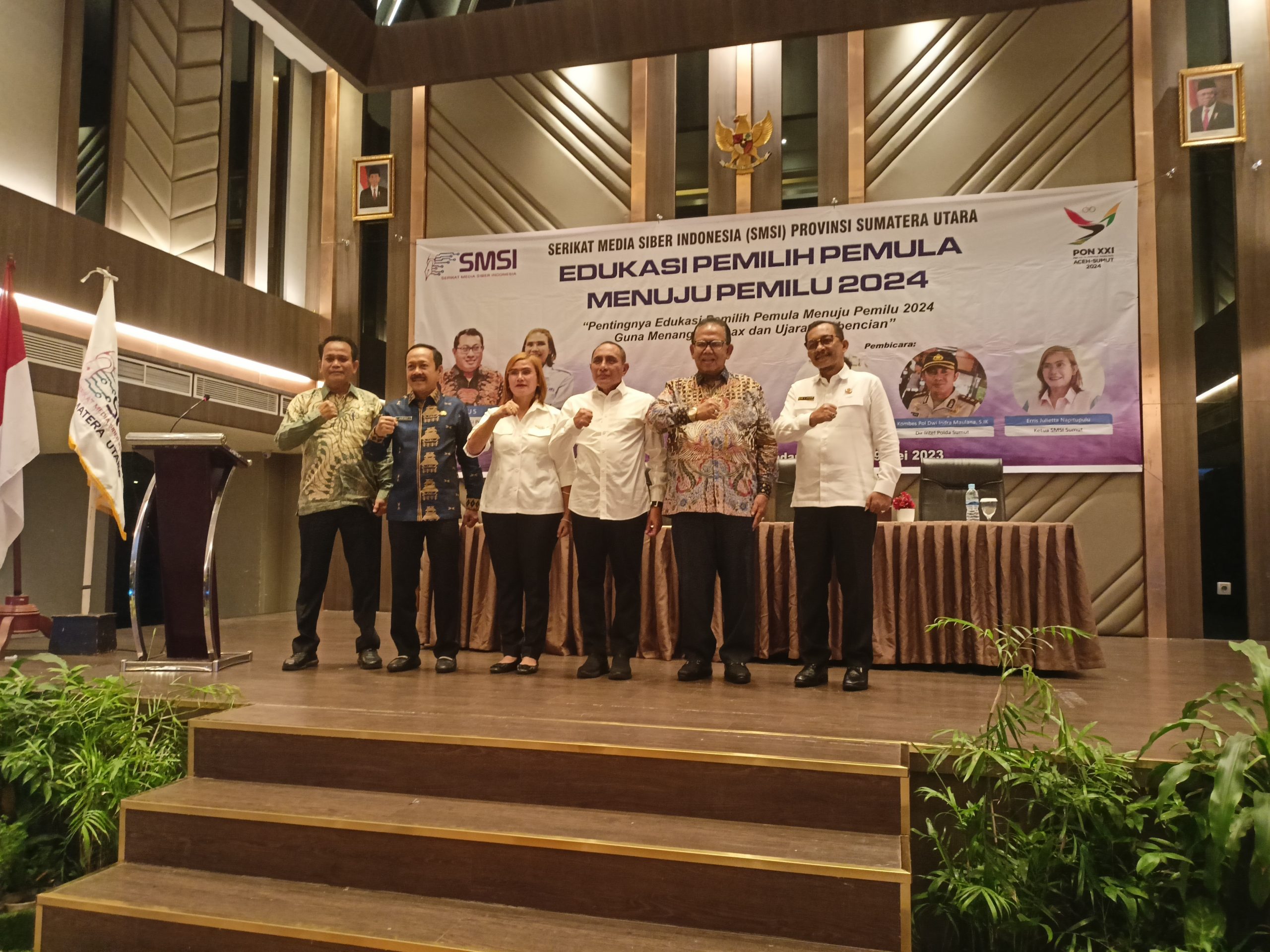 SMSI Sumut Gelar Edukasi Pemilih Pemula Menuju Pemilu 2024, Ini Pesan Gubernur Sumut