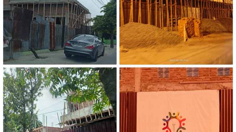 Marak Bangunan Tanpa Izin PBG, Pihak Pemilik Properti Diduga Abaikan SP dari Dinas PKPCKTR Medan