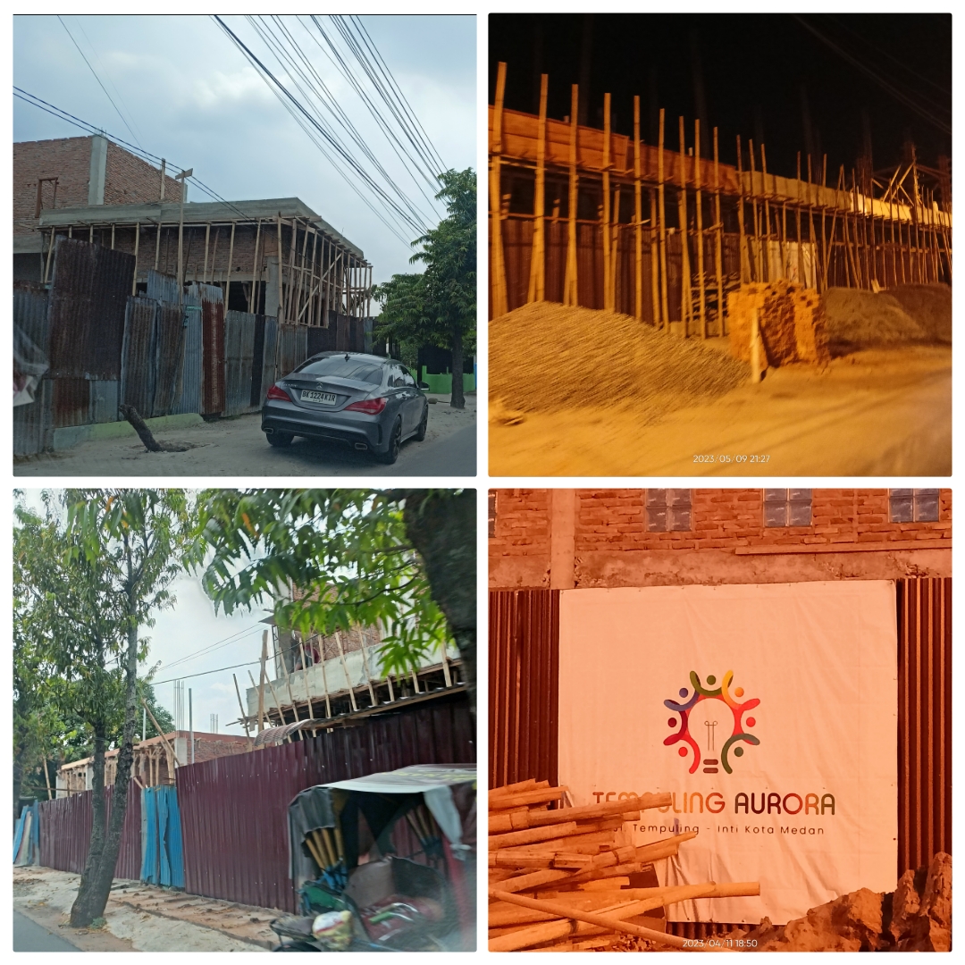 Marak Bangunan Tanpa Izin PBG, Pihak Pemilik Properti Diduga Abaikan SP dari Dinas PKPCKTR Medan