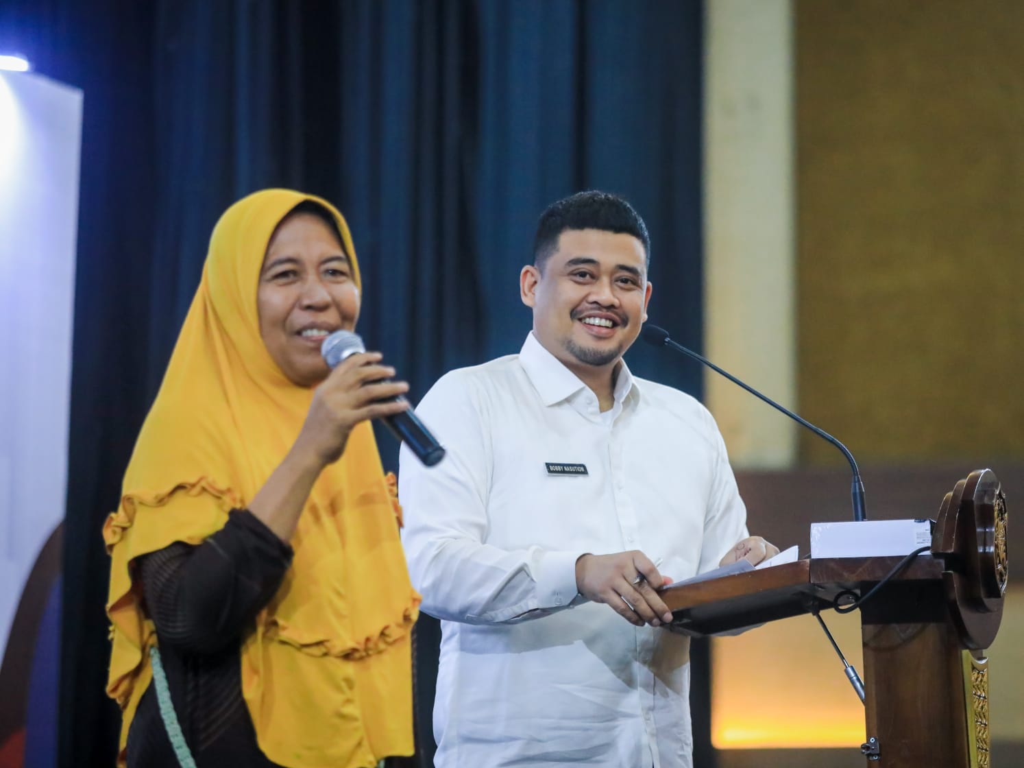 Pelayan Masyarakat Antusias hadirnya ATM Medan Berkah Ditambah Naiknya Honor dan Adanya Program Asuransi Diri