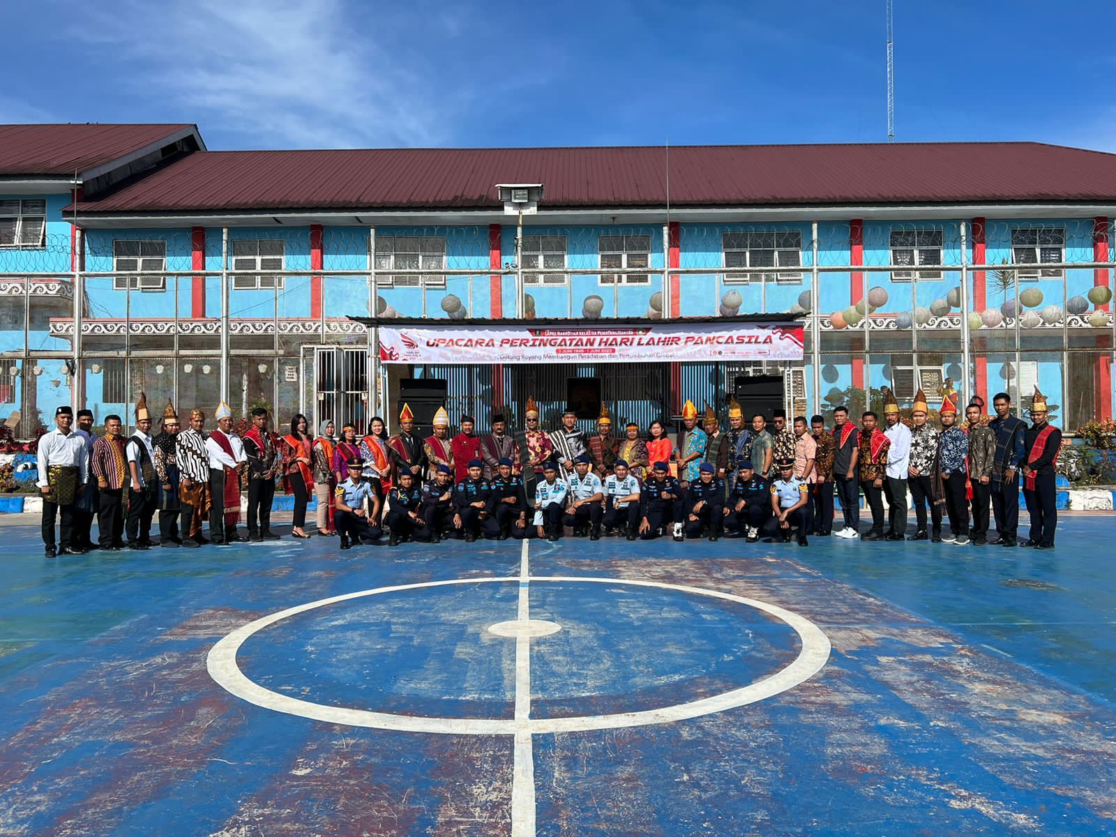 Lapas Narkotika Kelas IIA Pematangsiantar Kanwil Kemenkum HAM Sumut Gelar Upacara Hari Lahir Pancasila