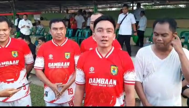 Semarak TMMD Kodim Deliserdang, Tim Dambaan Gilas Kesebelasan Gabungan Camat dan Tokoh Masyarakat