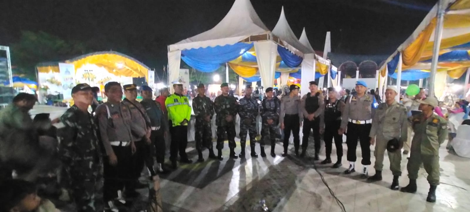 Cipta Kondisi Jelang Pemilu Tahun 2024, Gabungan Polres Tanjung Balai, TNI dan Unsur Pemko Patroli Skala Besar