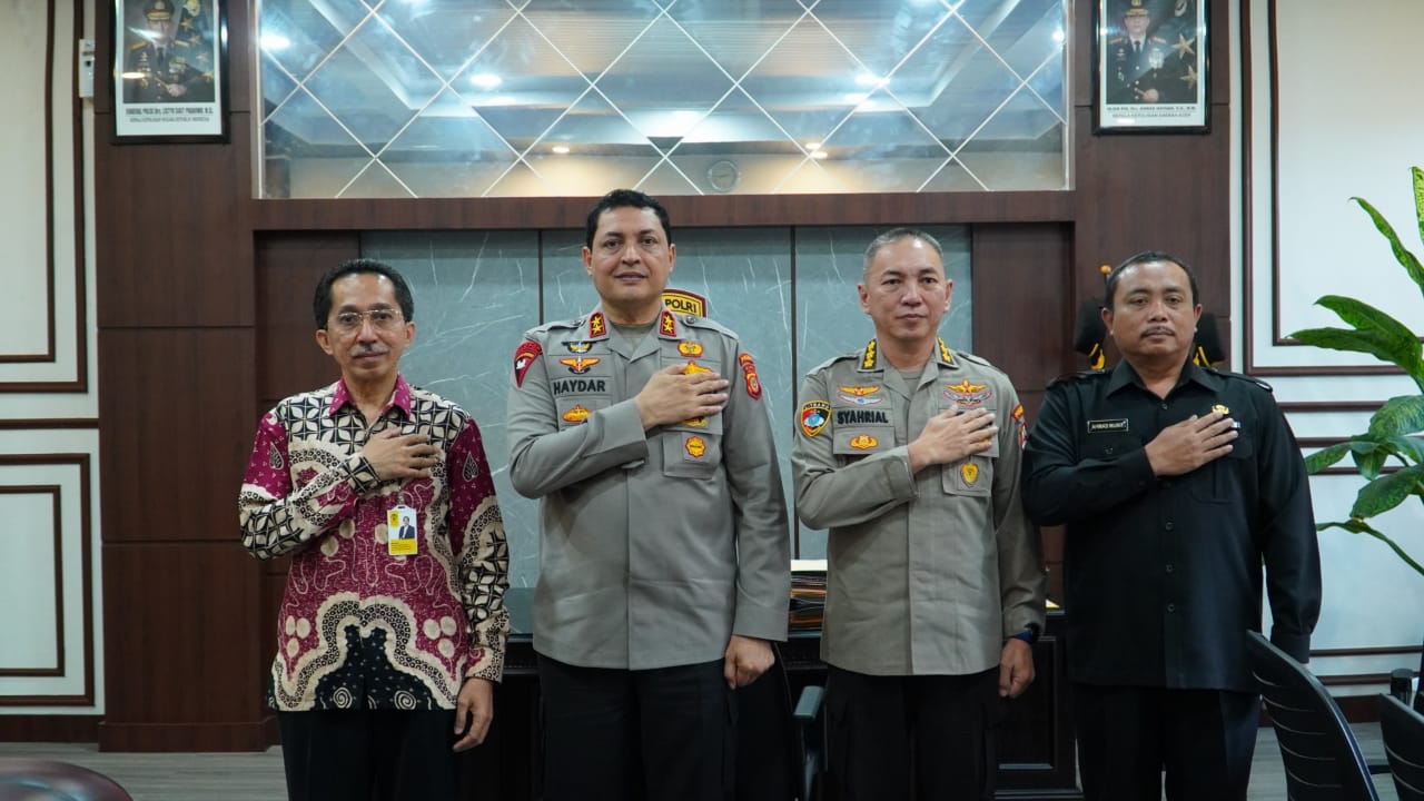Kapolda Aceh Sambut Kedatangan Tim Puslitbang Polri