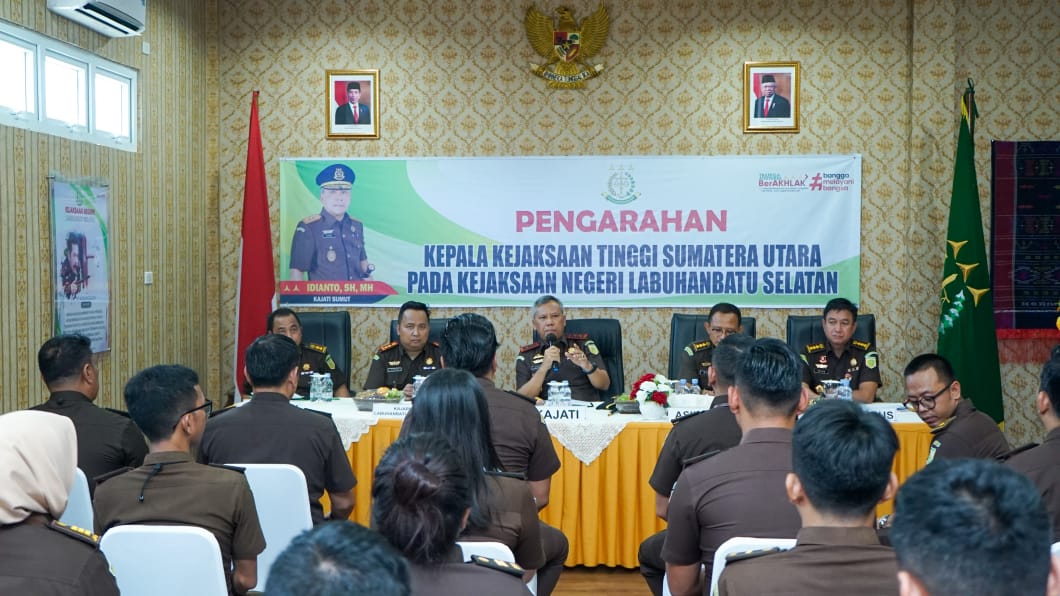 Kunker Ke Kejari Labusel, Kajati Sumut : Saya Ingin Melihat Langsung Kondisi ‘Anak-anak’ Saya Di Daerah