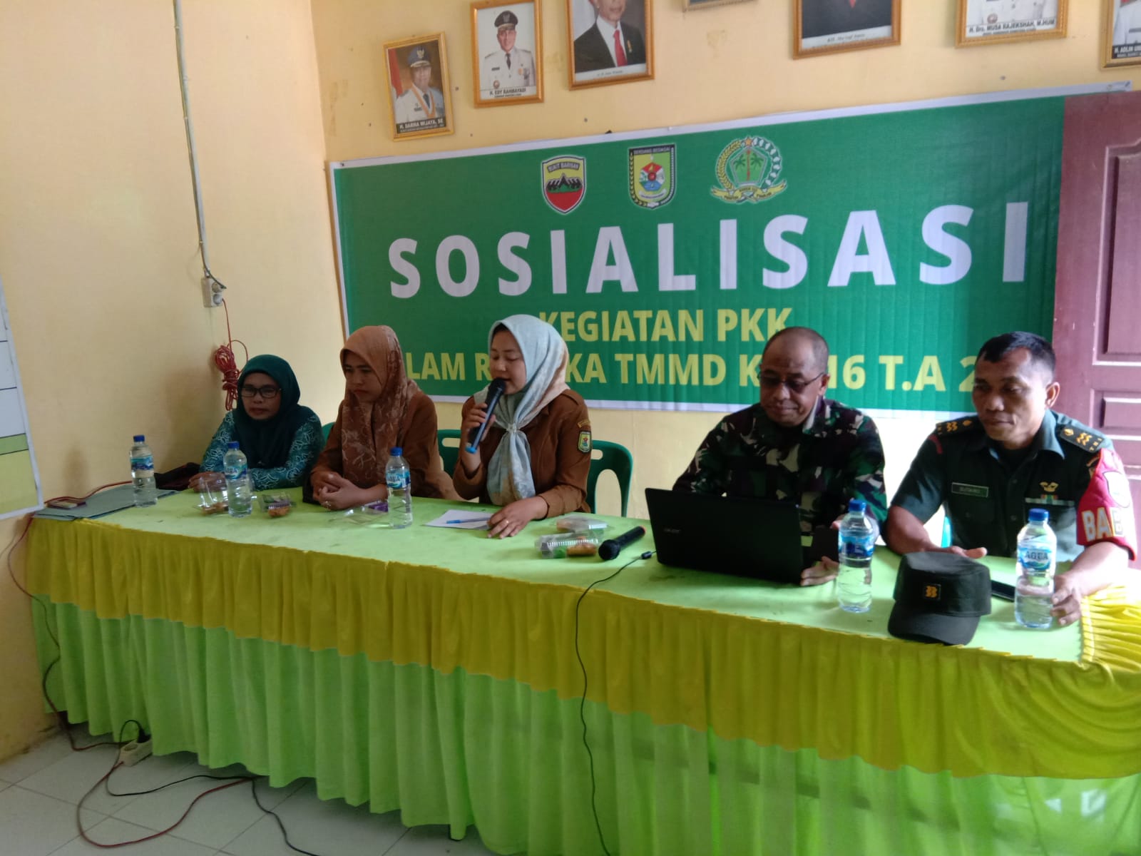 Sosialisasi PKK, Kreativitas Satgas TMMD Kodim Deliserdang Dorong Ibu Rumah Tangga Ciptakan Ketahanan Pangan