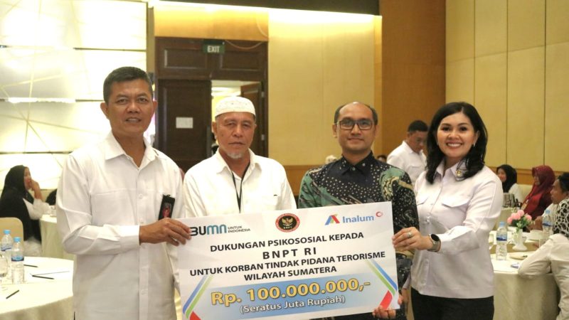 Dukung Pemberantasan Terorisme, INALUM Berikan Bantuan Pemulihan Kepada Penyintas