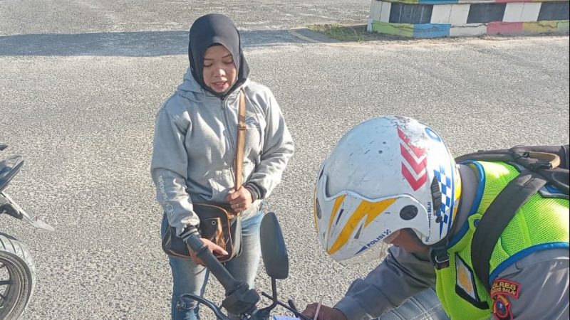 Sat Lantas Polres Tanjung Balai Amankan Dua Kendaraan SP Motor