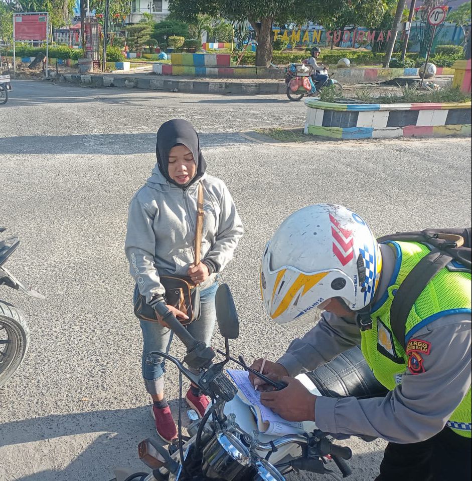 Sat Lantas Polres Tanjung Balai Amankan Dua Kendaraan SP Motor