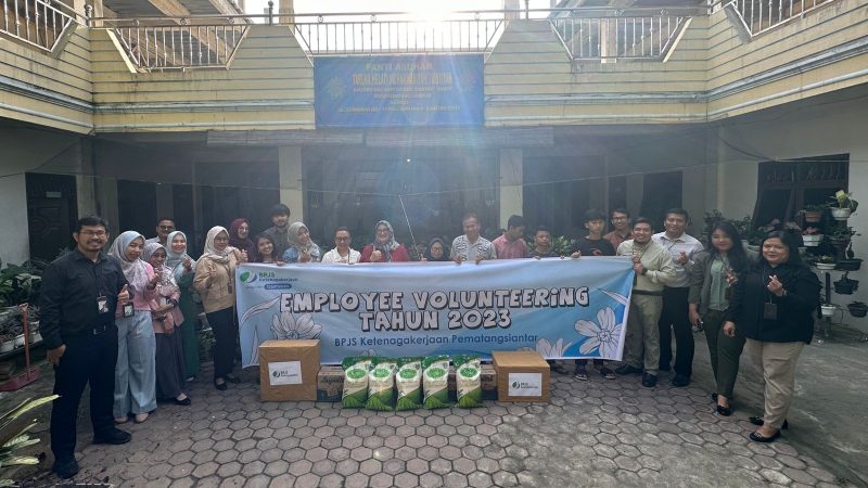 Bangun Kepedulian, BPJAMSOSTEK Pematangsiantar Gelar Employee Volunteering