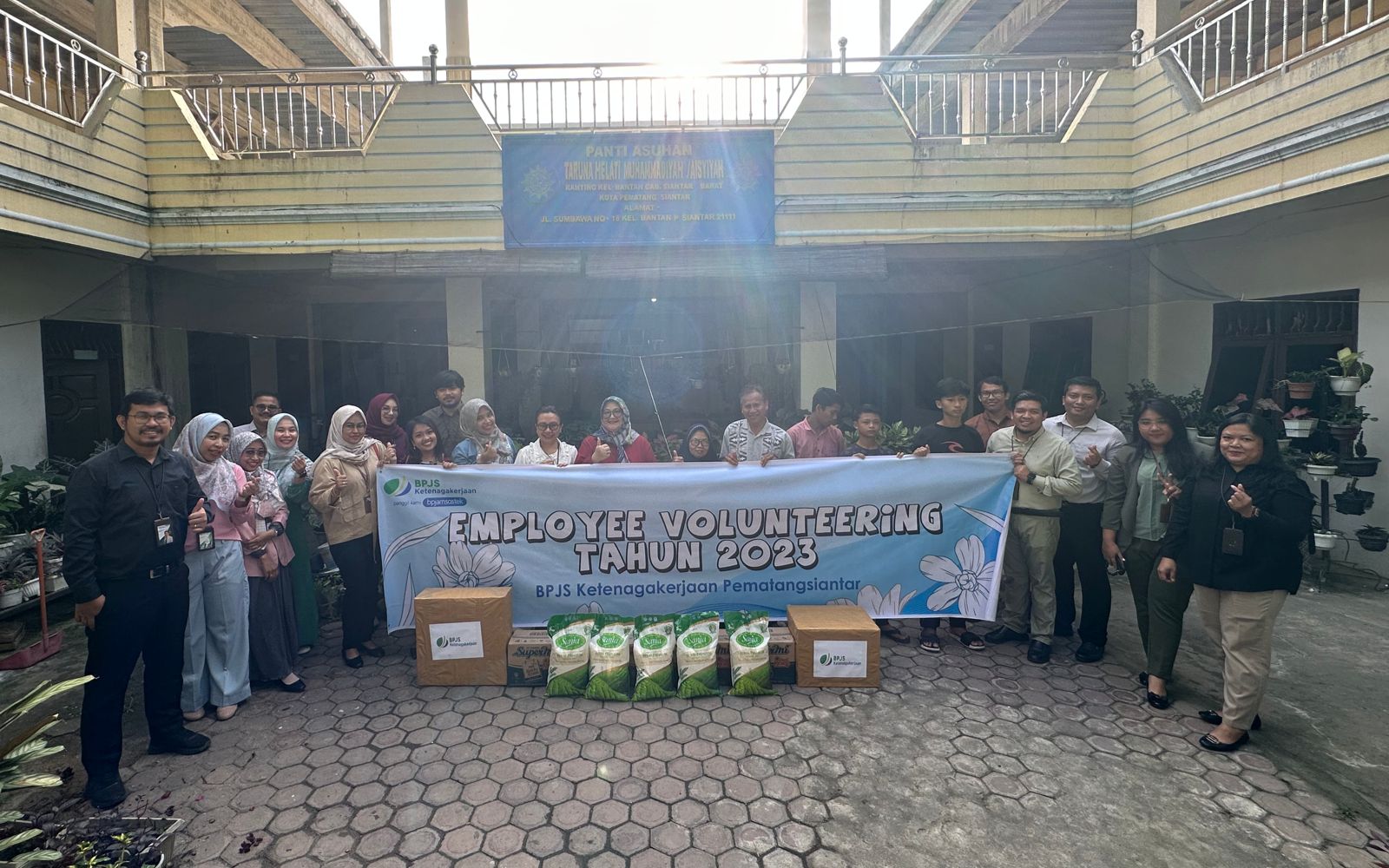 Bangun Kepedulian, BPJAMSOSTEK Pematangsiantar Gelar Employee Volunteering