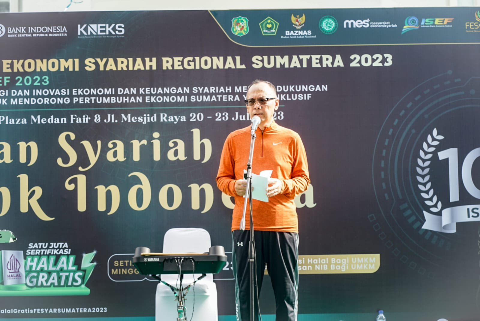 BI, Launching Pekan Syariah, Sebagai Rangkaian FES Sumatera 2023